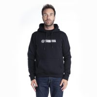 Sweat Capuche Paddock Noir Essentials | Yamaha