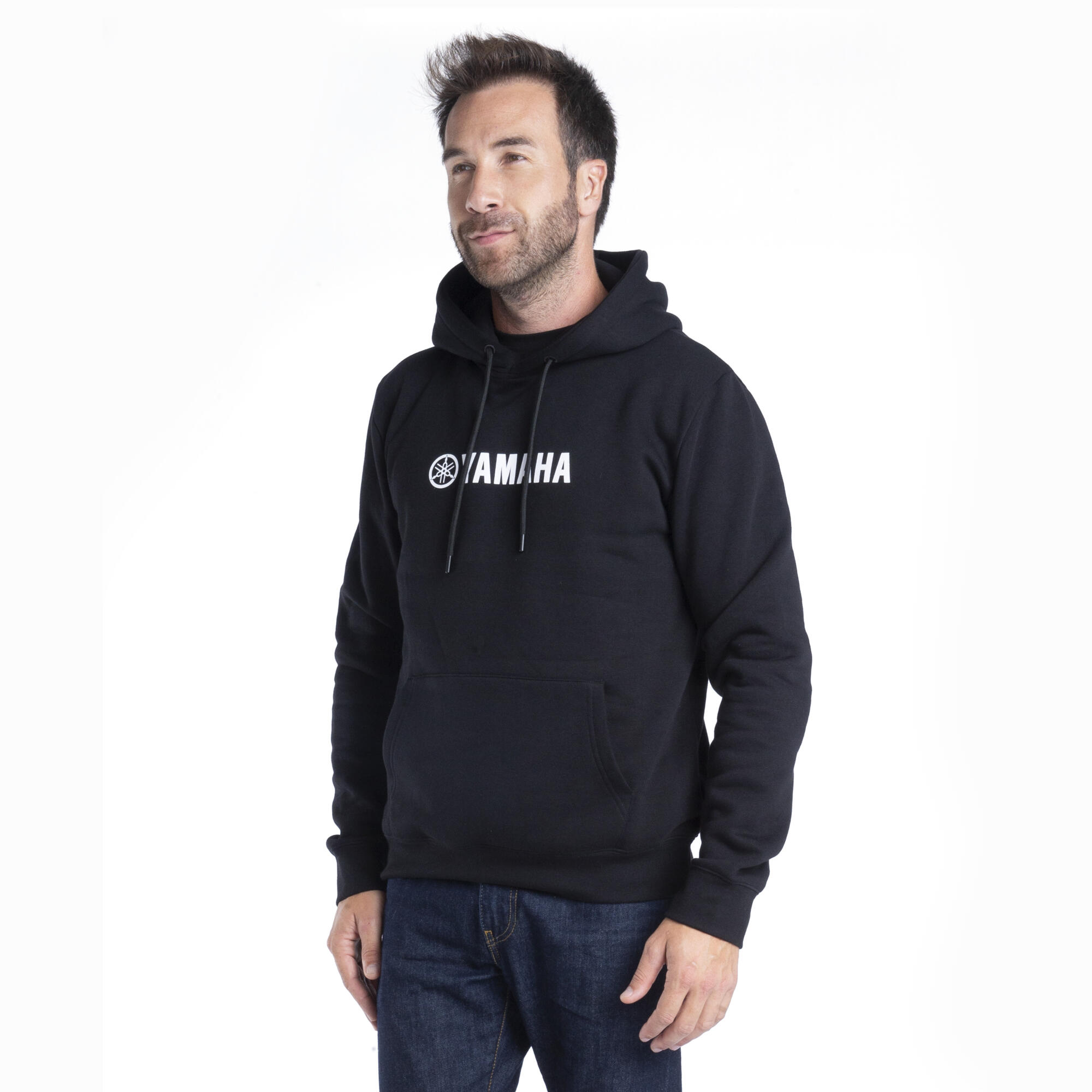 Sweat Capuche Paddock Noir Essentials | Yamaha – Image 2