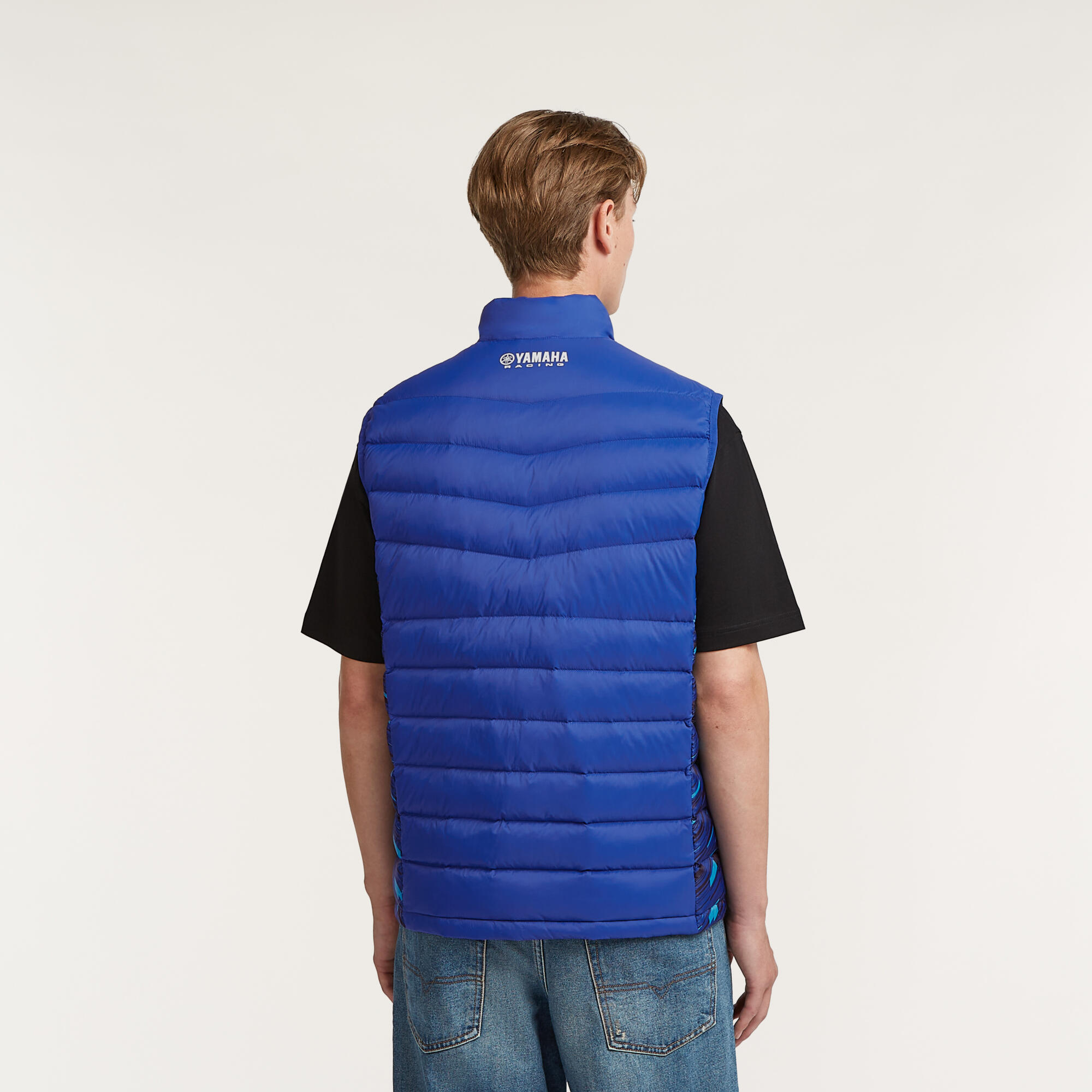 Bodywarmer Paddock Blue unisexe – Duvet 90% – Image 4