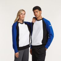 Sweat Yamaha Urban Paddock Blue unisexe – Col Rond et Panneaux de Couleur